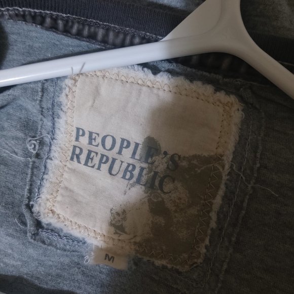 💚 2/$35 NWOT People's Republic grey long sleeve dress or long tee - Picture 4 of 5